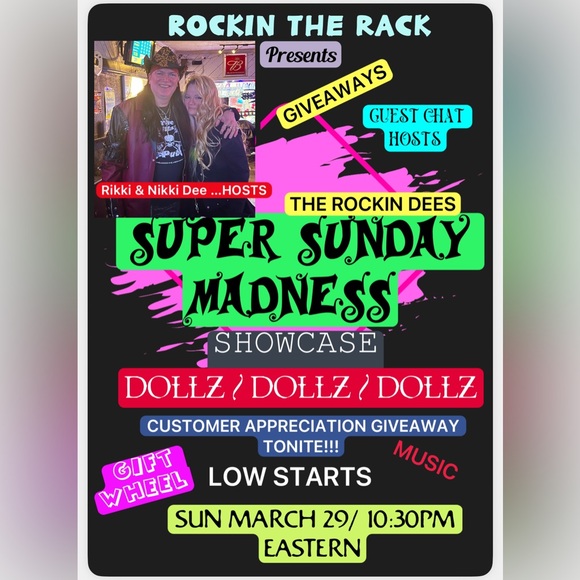 Other - LIST IS UP 4 CUSTOMER APPRECIATION GIVEAWAY TONITE/GIFT WHEEL/MUSIC/$7 $10 DOLLS